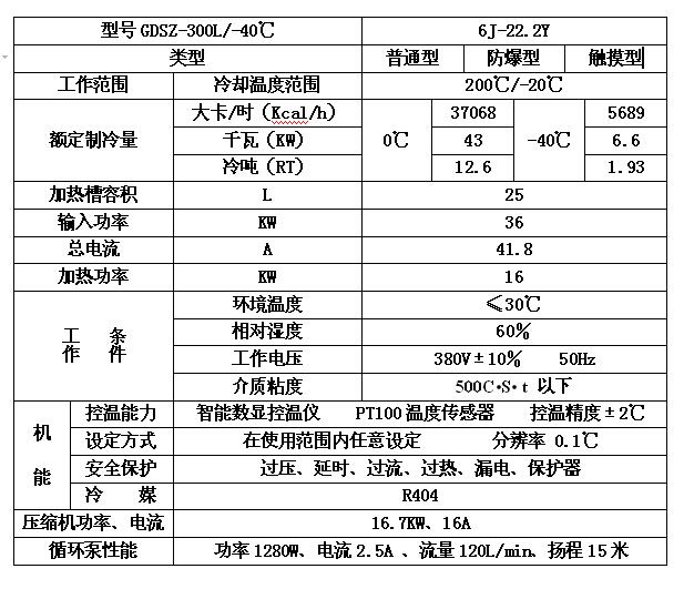 GDSZ-300L/-40℃高低温循环装置